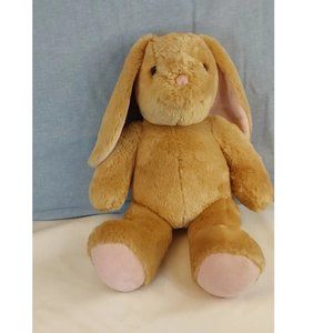 Build a bear Bunny Rabbit tan brow and pink paws 15"
